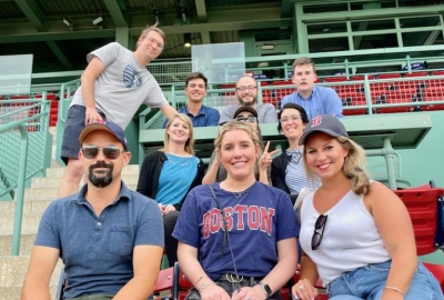 Rich May Enjoys a Night at Fenway Figure