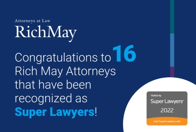 Sixteen Rich May Attorneys Honored by Super Lawyers Figure