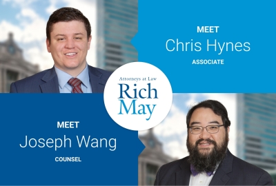 Chris Hynes and Joseph Wang Join Rich May Figure
