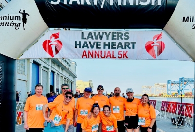 Rich May Participates in Lawyers Have Heart 5K Figure