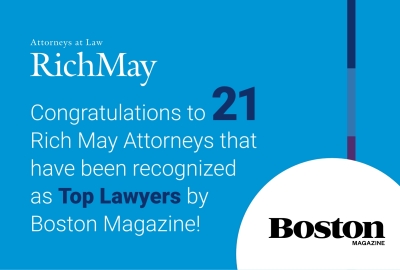 Congratulations to Rich May’s 2023 Boston Magazine Top Lawyers! Figure