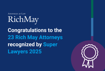 Twenty-three Rich May Attorneys Honored by Super Lawyers Figure