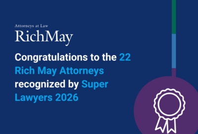 Twenty-two Rich May Attorneys Honored by Super Lawyers Figure